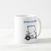 Mug Pilote désigné Funny GOLF (Devant droit)