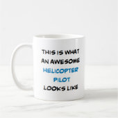 Mug pilote d'hélicoptère, génial (Gauche)
