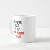 Mug Pilote d'hélicoptère Zombie Slayer (Devant gauche)