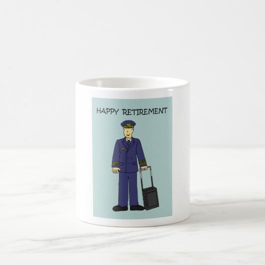 Mug Pilote heureux de retraite (Centre)
