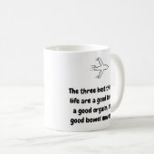 Mug Pilote - Les trois meilleures choses Mug en cé (Devant droit)