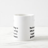 Mug Pilote - Les trois meilleures choses Mug en cé (Centre)