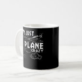 Mug Pilote Lover d'avion de l'avion fou (Devant gauche)