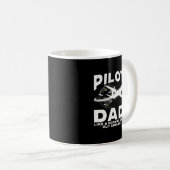 Mug Pilote Papa Comme Un Papa Normal Mais Ai De L'Avia (Devant droit)
