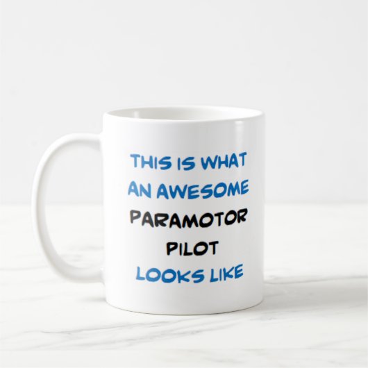 Mug pilote paramoteur, génial (Gauche)