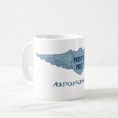 Mug Pilote privé Blue Wings (Devant gauche)