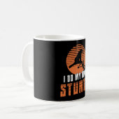 Mug Pilote Scooter Je Fais Mes Propres Pieds Tourner V (Devant gauche)