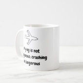 Mug pilote - Volants pas dangereux Mug en céramiqu (Devant gauche)