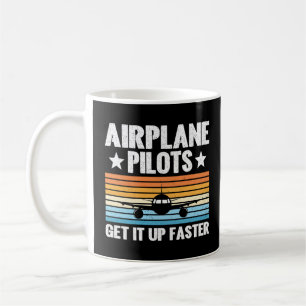 Mug Pilotes d'avion se lever plus vite Aviator avion