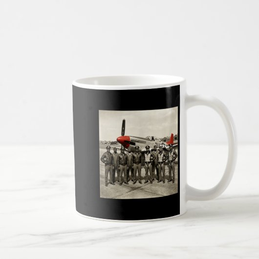 Mug Pilotes noirs rétro histoire des Noirs seconde gue (Droite)