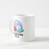 Mug Pilule de couchage amusant médicament jeu (Devant gauche)