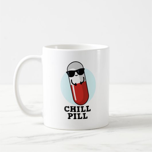 Mug Pilule de pilule Cool de médecine Pun (Gauche)