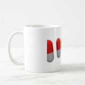 Mug Pilule verte unique parmi les capsules rouges (Gauche)