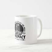 Mug Pilules de façade Pharmacy Technicien Cadeau (Devant droit)