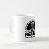Mug Pilules de façade Pharmacy Technicien Cadeau (Devant gauche)
