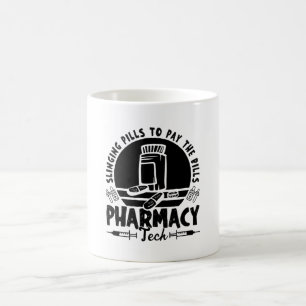 Mug Pilules de façade Pharmacy Technicien Cadeau
