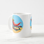 Mug Piment de Chaise Longue Pour Amateurs de Bain de S (Devant gauche)