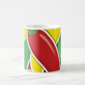 Mug Piments de piment légers à la circulation funky (Centre)