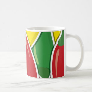 Mug Piments de piment légers à la circulation funky