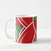 Mug Piments de piment rouge funky (Gauche)