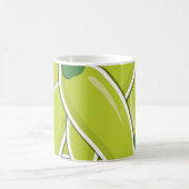 Mug Piments de piment vert funky (Centre)