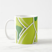 Mug Piments de piment vert funky (Gauche)