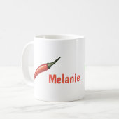 Mug Piments personnalisés (Devant gauche)