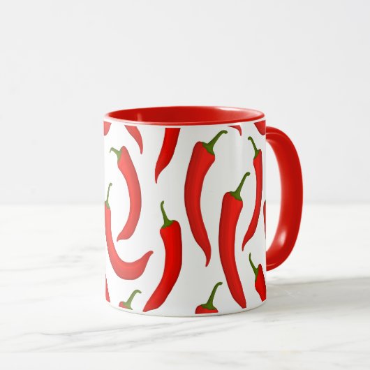 Mug Piments rouges (Devant droit)