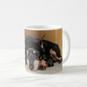 Mug Pin de minute de Pinscher miniature aka (Devant droit)