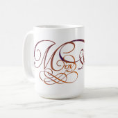 Mug Pin de minute en manuscrit élégant (Devant gauche)