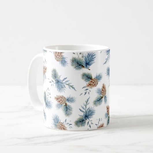 Mug Pin d'hiver et Evergreens (Devant gauche)