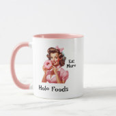 Mug Pin-up Girl Doughnut café (Gauche)