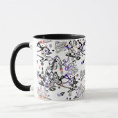 Mug Pinceau moderne abstrait éclaboussé de manière élé (Gauche)