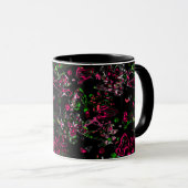 Mug Pinceau moderne abstrait éclaboussé de manière élé (Devant droit)