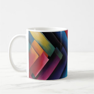 Mug Pinceau Néon Arc-en-Ciel