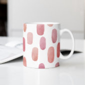 Mug Pinceau rose aquarelle. Motif mignon moderne