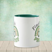 Mug Pinch Proof St Patrick's Day Green Rainbow Plaid