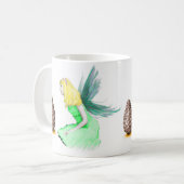 Mug Pine Arbre Fée avec cône de pin (Devant gauche)