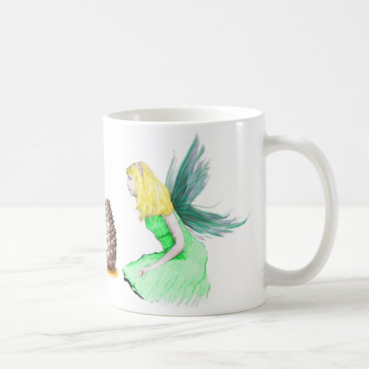 Mug Pine Arbre Fée avec cône de pin (Droite)