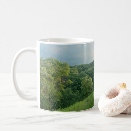 Mug Pine Bend Bluff Surplombant Vallée Bois (Avec donut)