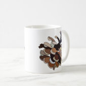 Mug Pine Cône Nature Moderne (Devant droit)