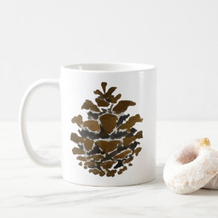 Mug Pine cône Wilderness peinture de Noël