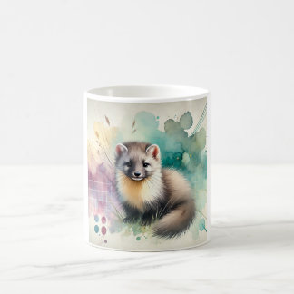 Mug Pine Marten 081024AREF112 - Watercolor