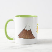 Mug Pine Tree Sun Mountain Escalade Randonnée Camp Nat (Gauche)