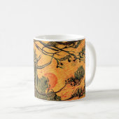 Mug Pine Trees Red Sky Setting Soleil par Vincent van  (Devant droit)