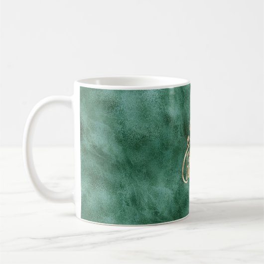 Mug Pine Turquoise Vert or Noël (Gauche)