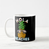 Mug Pineapple Sungles Hola Plages Funny Beach Vacatio (Gauche)