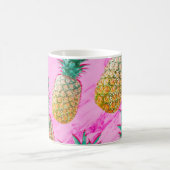 Mug Pineapples tropicales et Pink Marble Colorful (Centre)