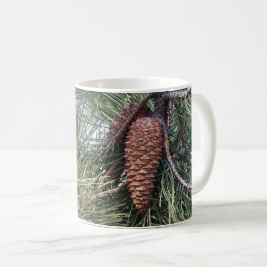 Mug Pinecone sur le pin (Devant droit)