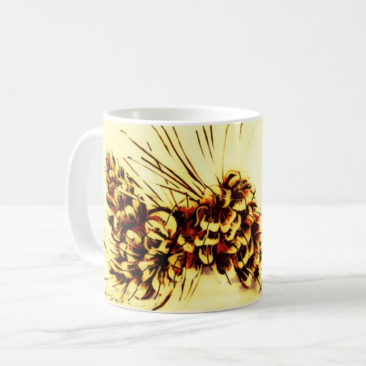 Mug Pinecones mémoire (Devant gauche)